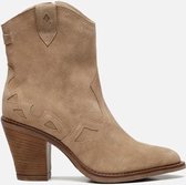 Tamaris Enkellaarsjes beige - Maat 42