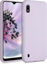 kwmobile telefoonhoesje geschikt voor Samsung Galaxy A10 - Hoesje voor smartphone - Back cover in lila wolk