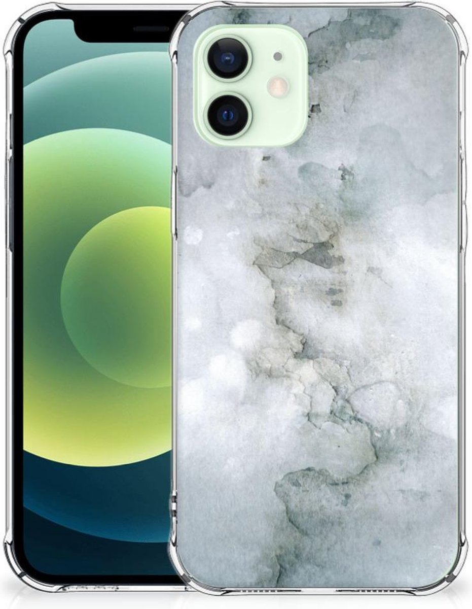 Back Cover iPhone 12 Mini Painting Grey