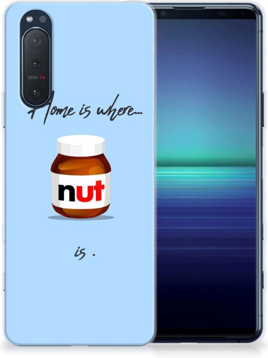 Sony Xperia 5II Siliconen Case Nut Home