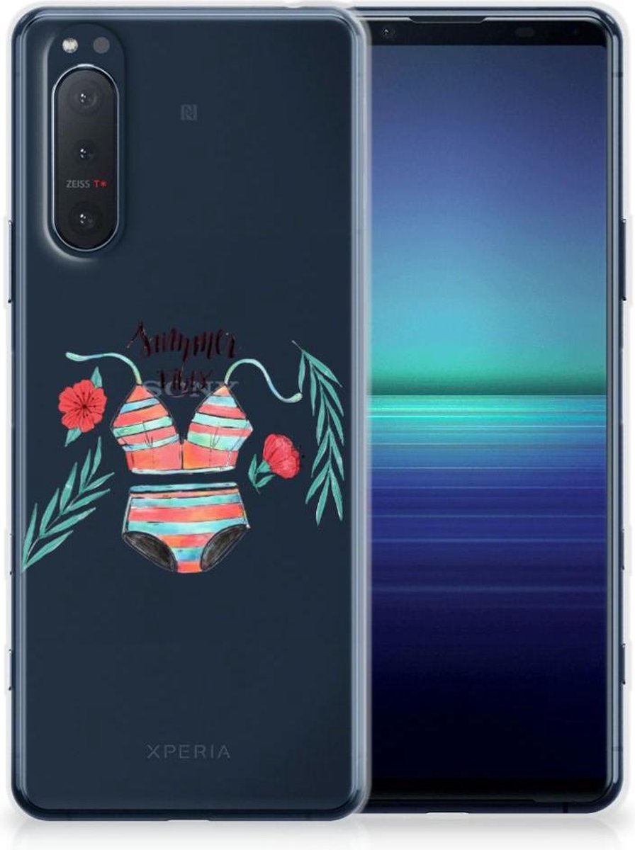 Sony Xperia 5II Telefoonhoesje met Naam Boho Summer