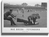 Walljar - NAC Breda - Feyenoord '74 - Muurdecoratie - Plexiglas schilderij