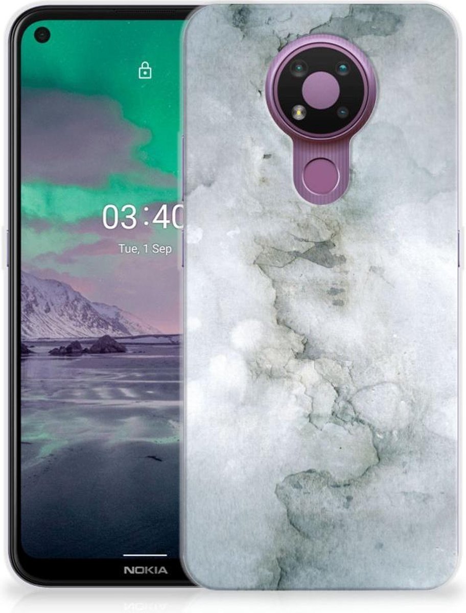 Hoesje maken Nokia 3.4 Painting Grey