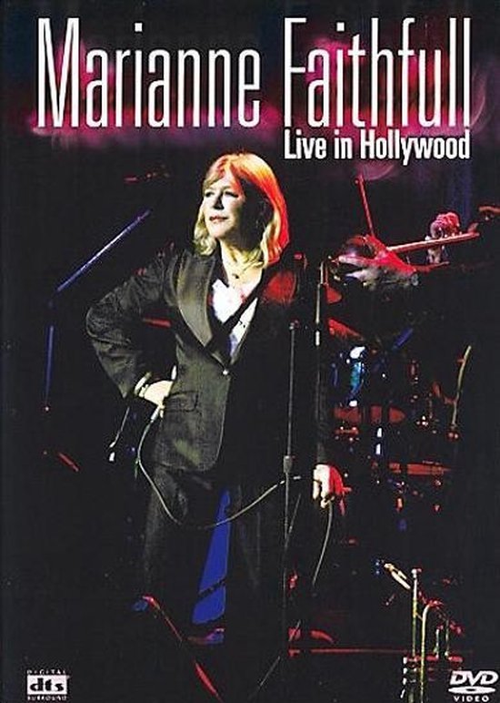 Cover van de film 'Marianne Faithfull - Live in Hollywood'