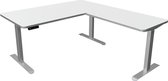 Bureau d'angle assis-debout Move-3 premium blanc 160x180cm
