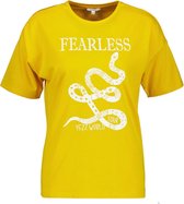 Yezz Dames T-shirt Geel - Maat XS