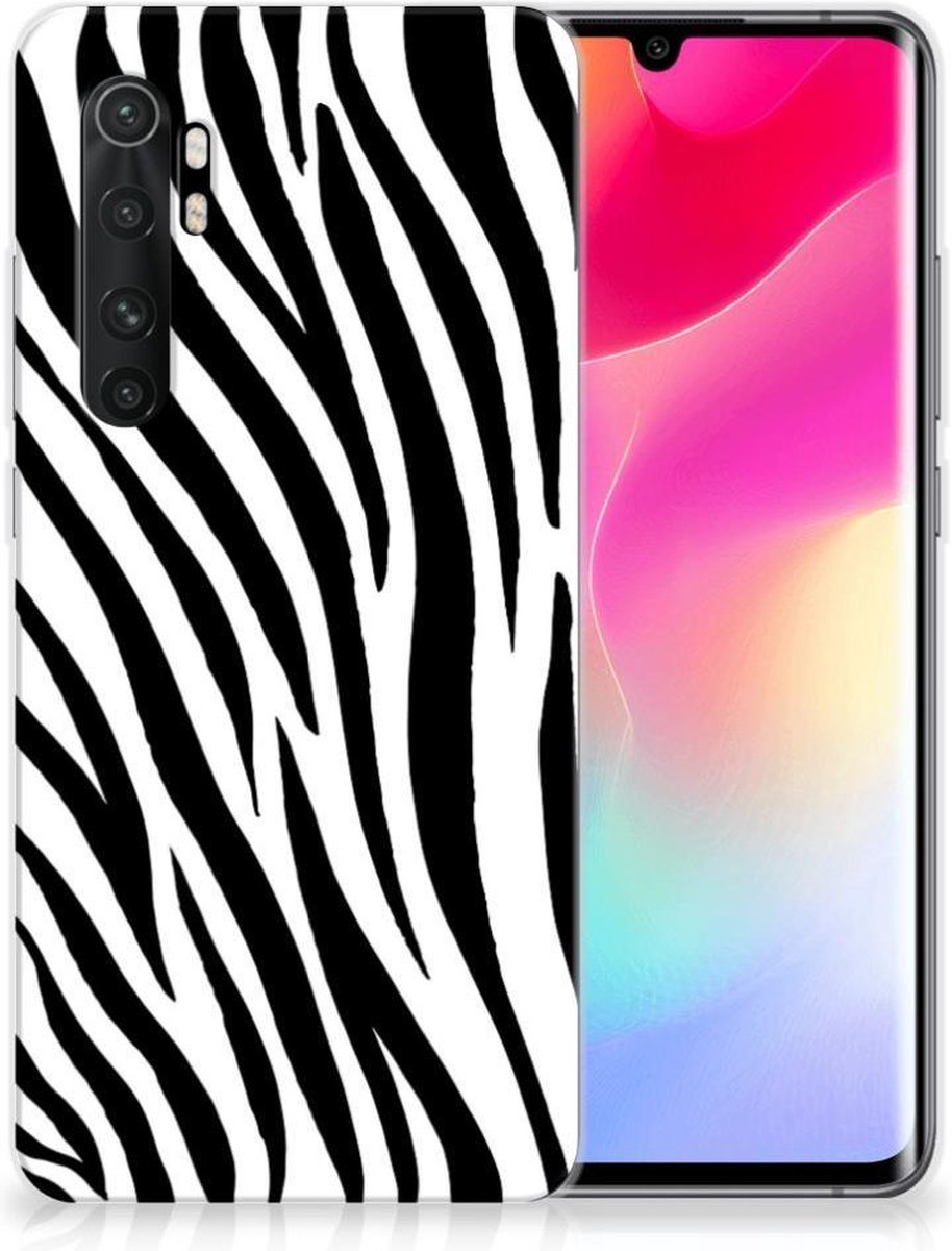 Xiaomi Mi Note 10 Lite TPU Hoesje Zebra