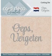 Card Deco Essentials - Cutting Dies - Oeps, vergeten