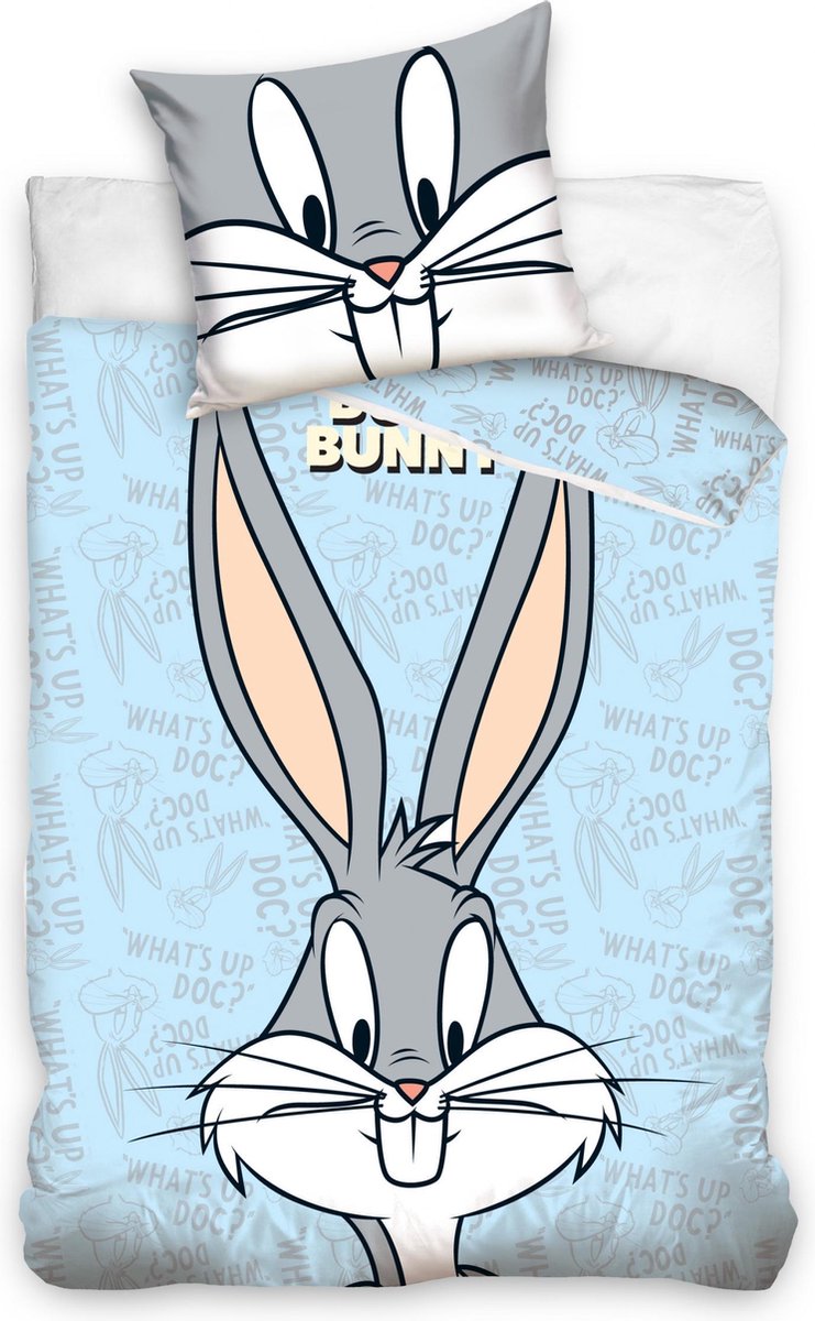 Looney Tunes BABY Dekbedovertrek Bugs Bunny - 100 x 135 cm - Katoen