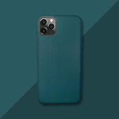 TWIXED iPhone 11 Pro Max Donkergroen Zacht Flexibel Matte Siliconen Hoesje (Donkergroen)