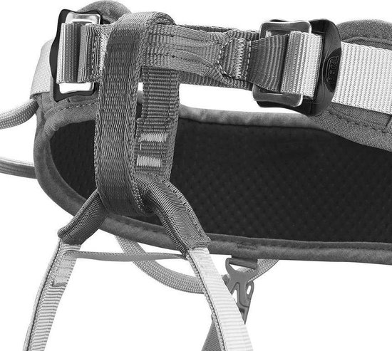 Petzl Corax comfortabele en universele klimgordel Grijs - maat 1 2020 EOL - Petzl