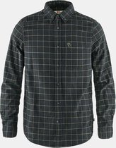 Fjällräven - Övik Flannel shirt - Blouse - Donkergrijs - Heren - Maat XL