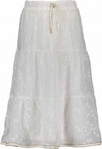 NONO Meisjes rokjes NONO Nael maxi skirt Embroidered cotton Snow White 110