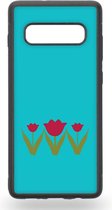 Tulpen liefde telefoonhoesje - Samsung Galaxy S10+