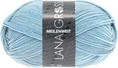 Lana Grossa Meilenweit Uni 100 gram nr 1364 Lichtblauw