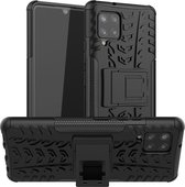 Cazy Rugged Hybrid hoesje voor Samsung Galaxy A42 5G - zwart