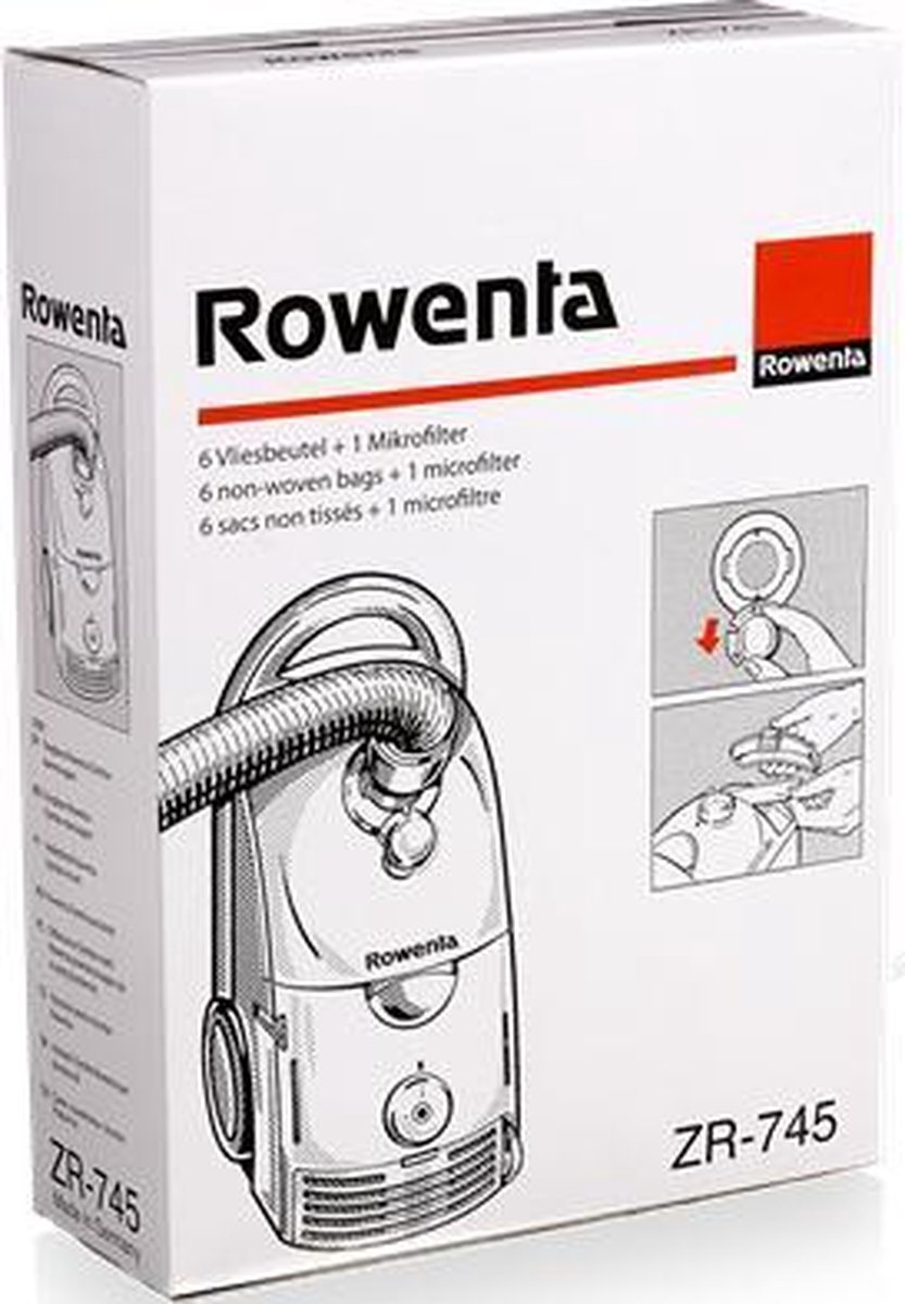 Sacs d'aspirateur pour Rowenta Hygiene, ZR200520 ZR200720, adaptés aux  pièces Compact Power X-Trem Power et Silence Force