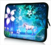 Laptophoes 15,6 inch eenhoorn - Sleevy - laptop sleeve - laptopcover - Sleevy Collectie 250+ designs