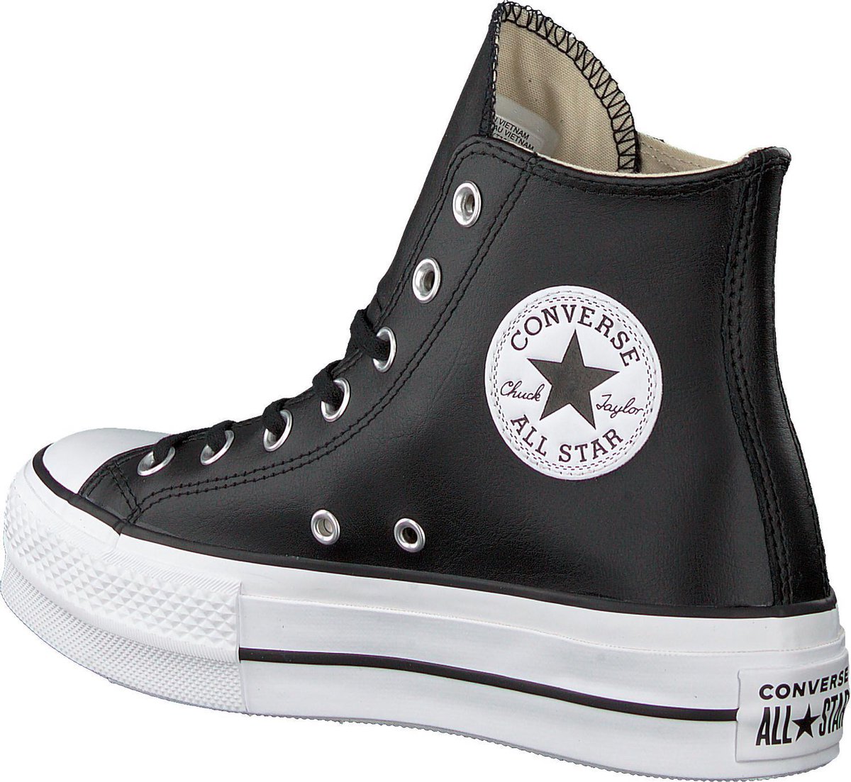 Converse Dames Hoge sneakers Chuck Taylor All Star Lift Hi - Zwart - Maat  39 | bol.com