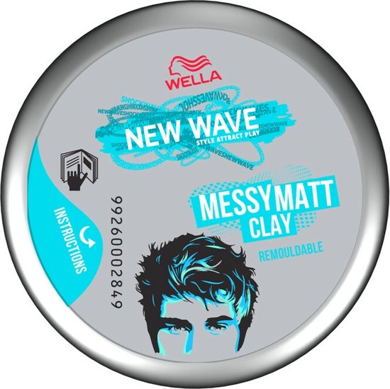 Wella New Wave Shockwaves Go Matt Clay | bol