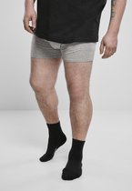 Urban Classics Boxershorts set -L- Double Pack Grijs