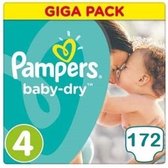 Pampers Baby Dry Maat 4 - 172 Luiers Maandbox XL