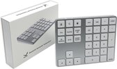 Numeriek Toetsenbord met Bluetooth - Numpad - Mini - Klavier - Oplaadbaar - Aluminium - Compact - 34 Toetsen - Zilver - Ideaal Voor Boekhouding