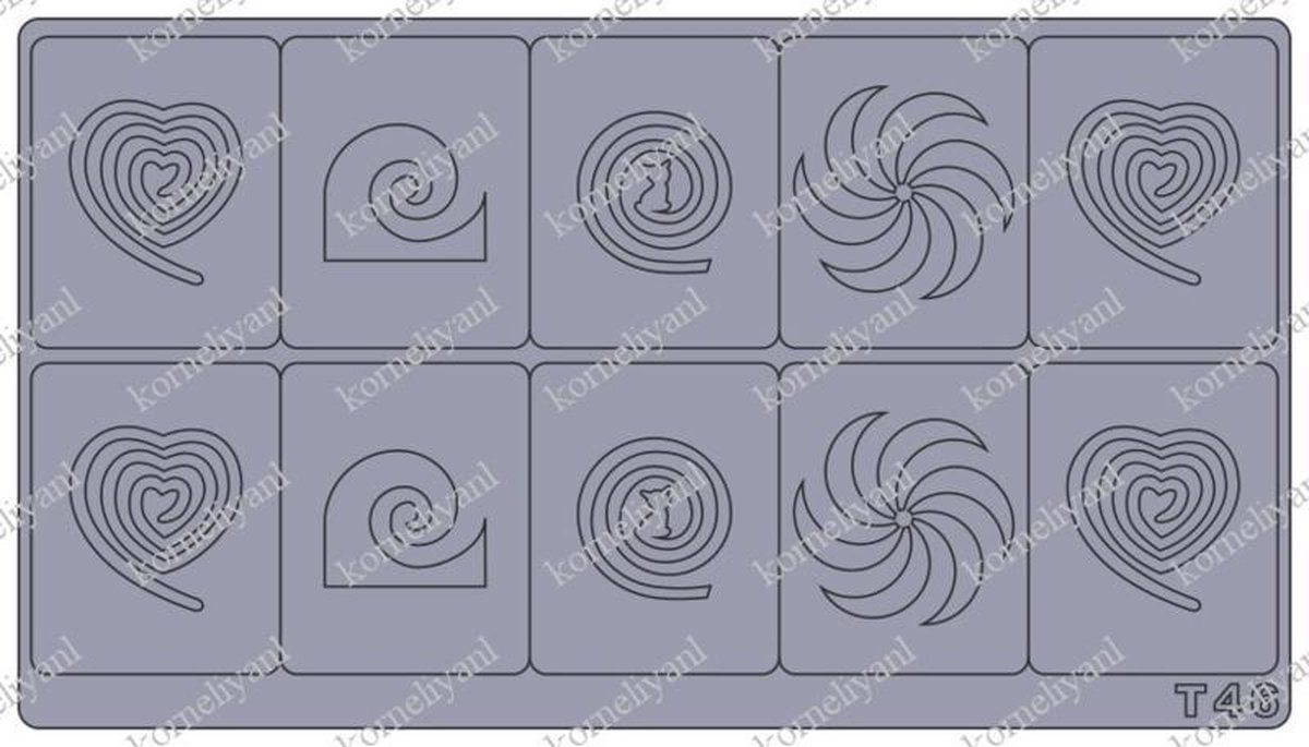 Goedkoopste Korneliya Airbrush - Aeropuffing Sjabloon T46