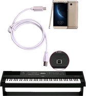 Micro usb-Usb Type B OTG Kabel Printer Telefoon Piano Elektronische drum Midi Keyboard