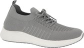 venice Grijze sneaker knitted - Maat 40