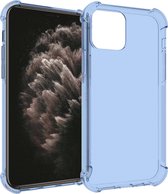 iPhone 12 Hoesje Transparant Blauw - iPhone 12 Pro Hoesje - iMoshion Shockproof Case