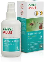 Care Plus Anti-Insect Natural spray - 200 ml - muggenspray- natuurlijk