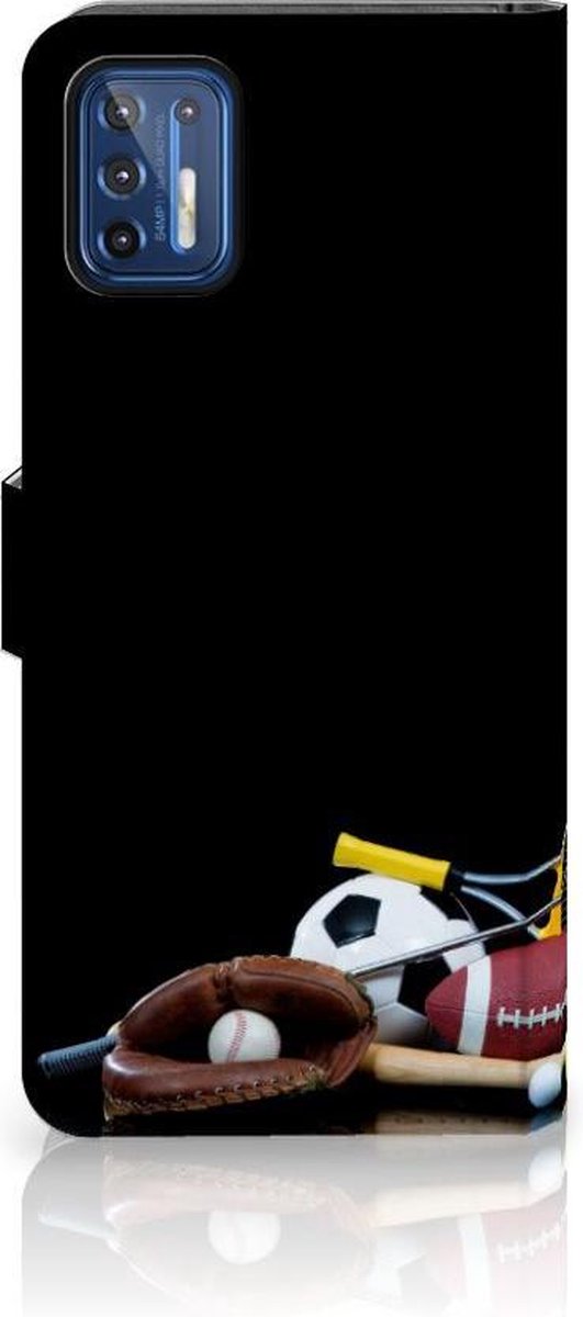 Motorola Moto G9 Plus Wallet Case met Pasjes Sports