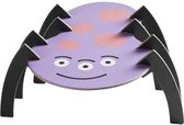 Smiffys Halloween Decoratie Monster Tableware - Party Cake Stand Paars/Zwart