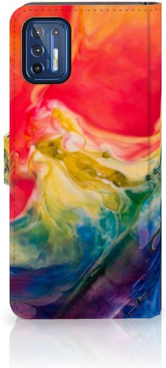 Hoesje Motorola Moto G9 Plus Watercolor Dark