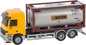 Faller - Vrachtwagen MB Actros LH’96 Chemietransport Bertschi(HERPA)