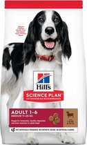 Hills Canine Adult Medium Lam - Rijst 14 kg