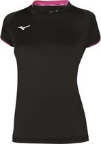 Mizuno Core Shirt Dames - zwart - maat XS