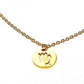 Sterrenbeeld ketting rond - Goud (maagd)