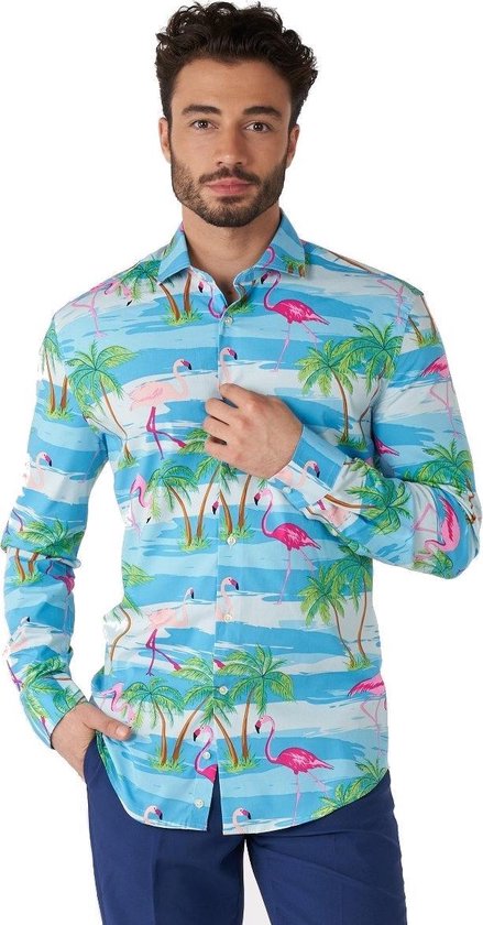 OppoSuits Flaminguy Shirt - Heren Overhemd - Tropisch Zomers Flamingo -  Gekleurd -... | bol.com
