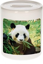 Dieren panda foto spaarpot 9 cm jongens en meisjes - Cadeau spaarpotten pandaberen liefhebber