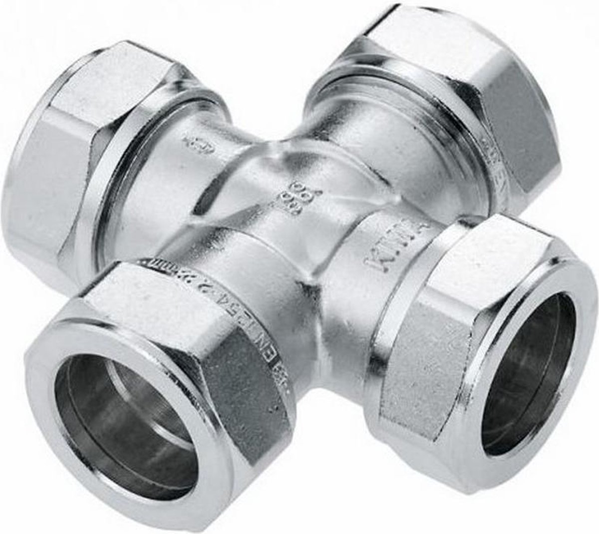 BONFIX 82510 Kruisstuk 15x 15x 15x 15 vernikkeld