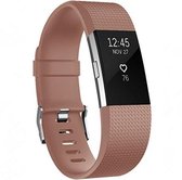 By Qubix - Fitbit Charge 2 sportbandje (Large) - Lichtbruin - Fitbit charge bandjes