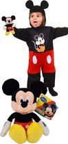 Ciao S.r.l Kostuum Mickey Mouse Junior Polyester Zwart/rood Maat 86