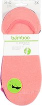 Apollo No-show Sokken Basic Bamboe Fashion 3-pack Maat 35-38