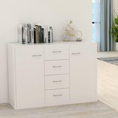 vidaXL Dressoir 88x30x65 cm spaanplaat wit