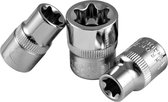 JBM Tools | Korte verchroomde mondstuk 1/2" torx e10