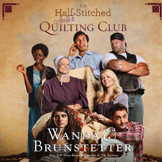 The Half-Stitched Amish Quilting Club - cover