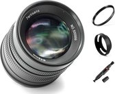7artisans 55mm F1.4 manual focus lens Canon systeem camera + Gratis lenspen + 52mm uv filter en zonnekap