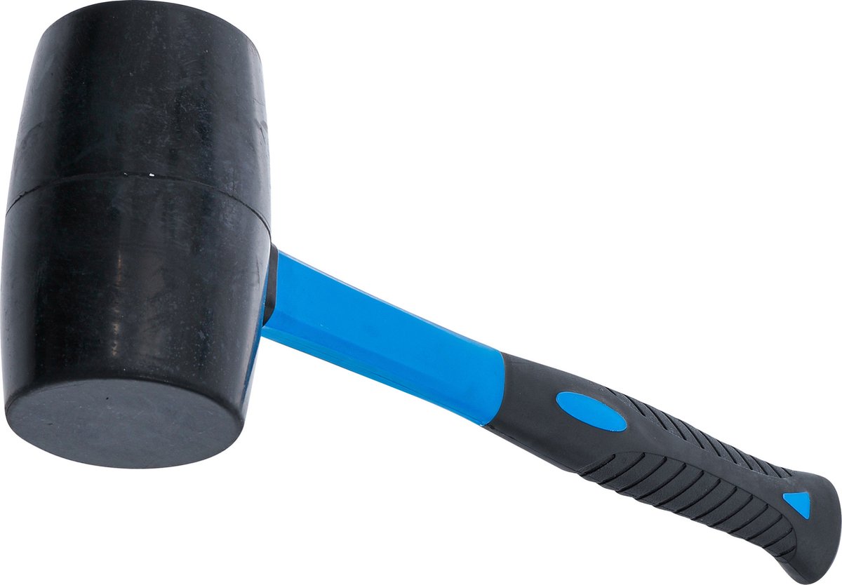 BGS Rubberhamer glasfibersteel zwarte kop Ø 690 mm 900 gram